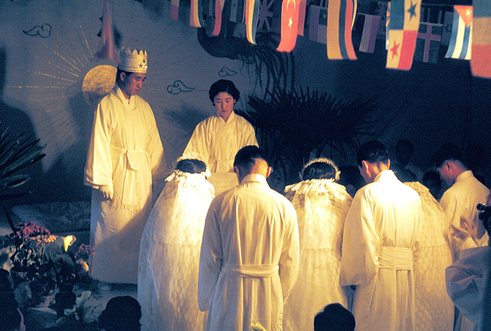 Blessing three couples