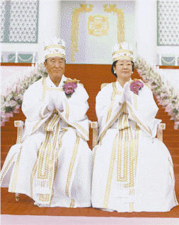 True Parents sitting on the stage